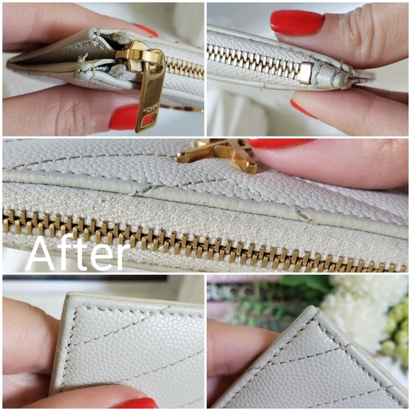 Authentic Pre-owned Yves Saint Laurent Cassandre Fragments Card Case - Picture 9 of 12